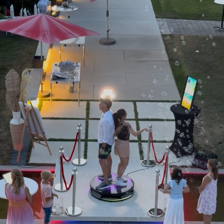 360 grad Videobooth auf einer Firmenfeier 360 grad Videobooth Firmenfeier